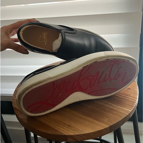 Masteraltissima Flat Calf 39.5 Christian Louboutin Shoes in Black - Picture 4 of 9